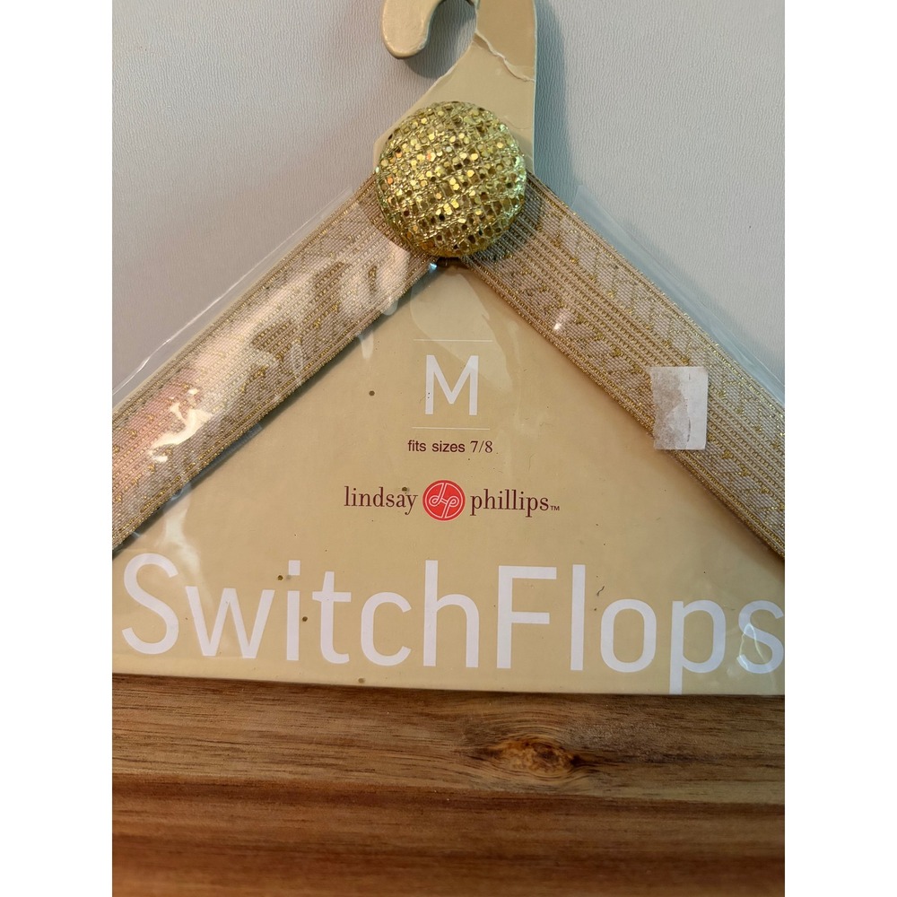 Lindsay Phillips Switch Flops Size Medium Kim Strap NEWi